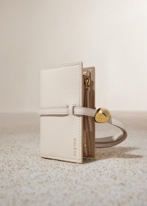 Polene Kayé Card Holder White | NZ_P47563