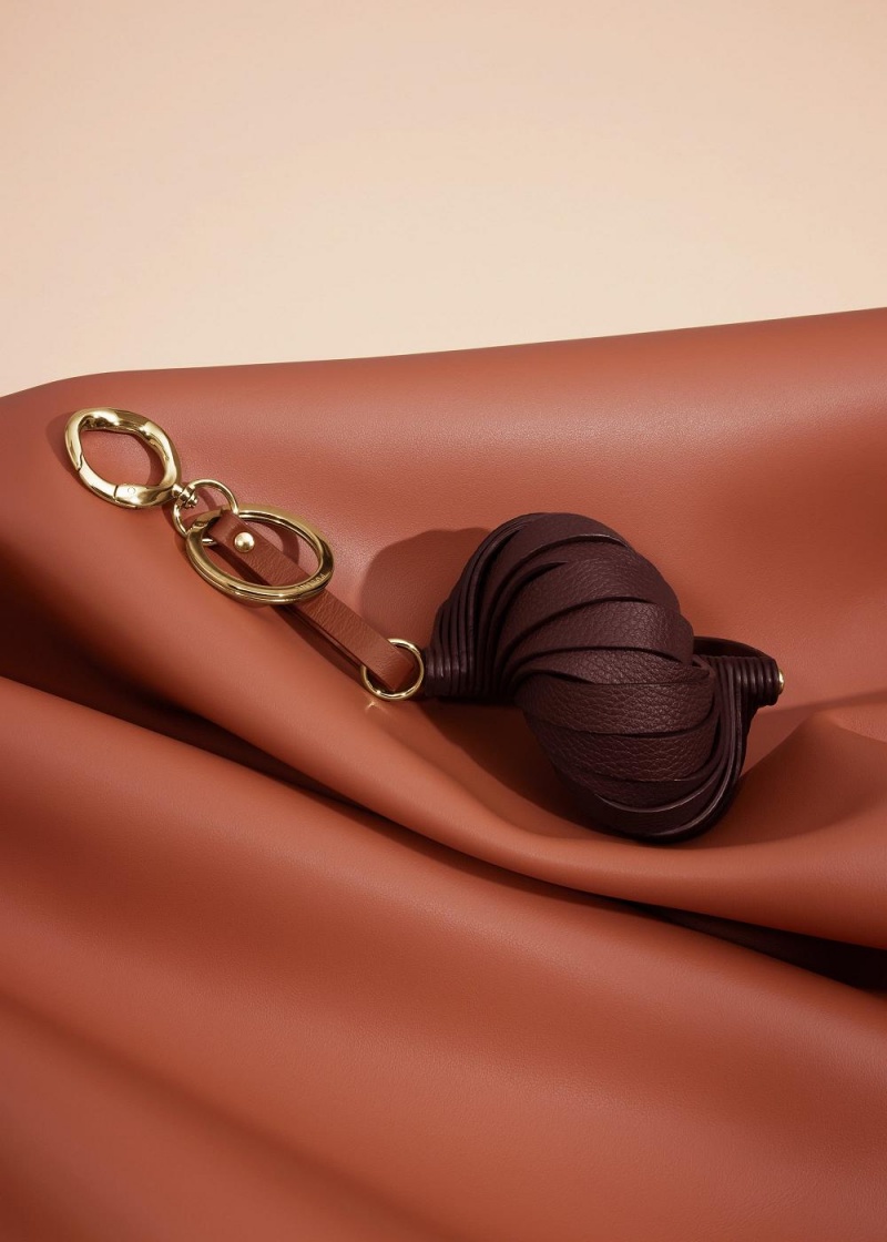 Polene Elis Keyring Burgundy | NZ_P60189