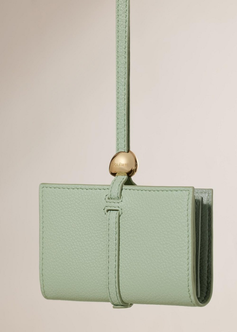 Polene Kayé Card Holder Green | NZ_P38883