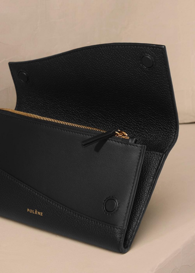 Polene Sierra Wallet Black | NZ_P46664