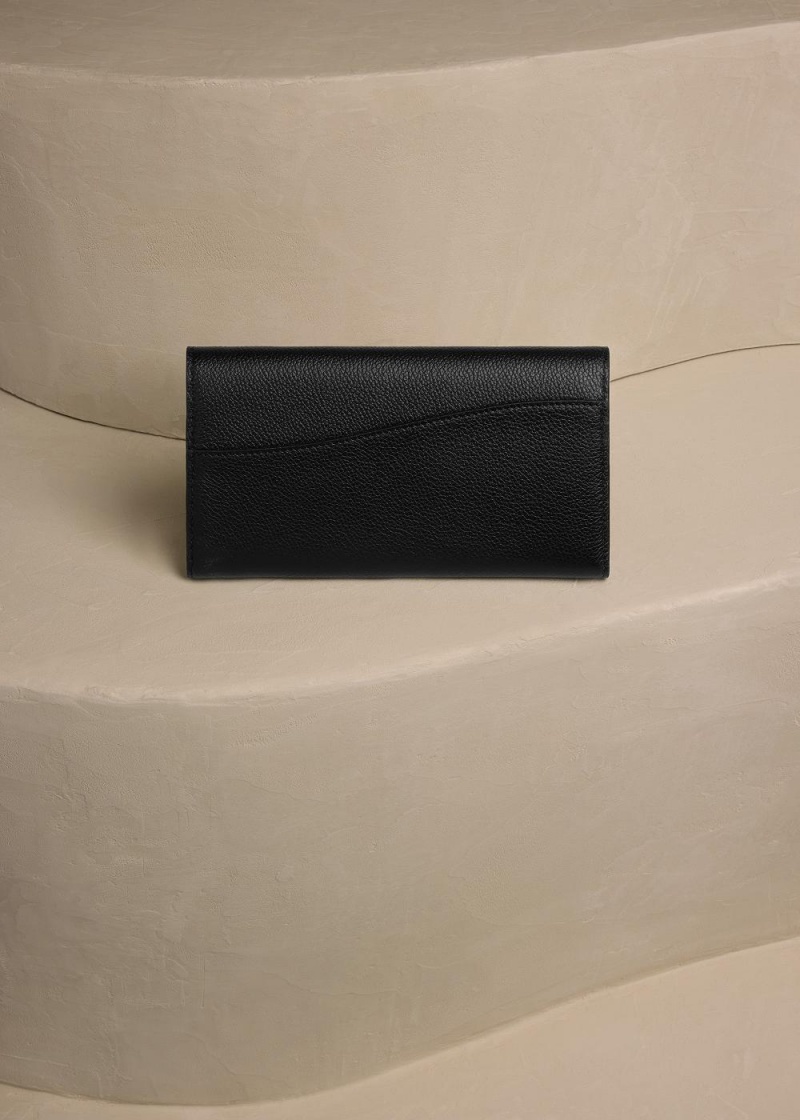 Polene Sierra Wallet Black | NZ_P46664