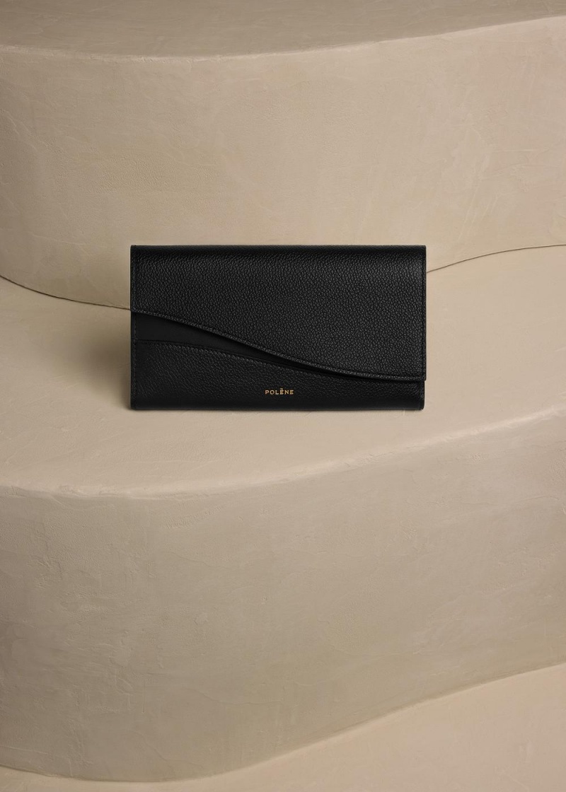 Polene Sierra Wallet Black | NZ_P46664