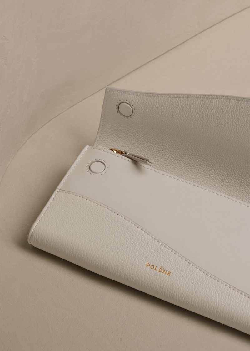 Polene Sierra Wallet White | NZ_P87596