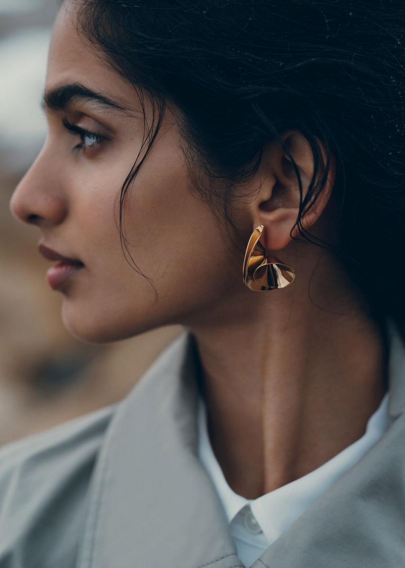 Polene Éole Earrings Gold | NZ_P44134